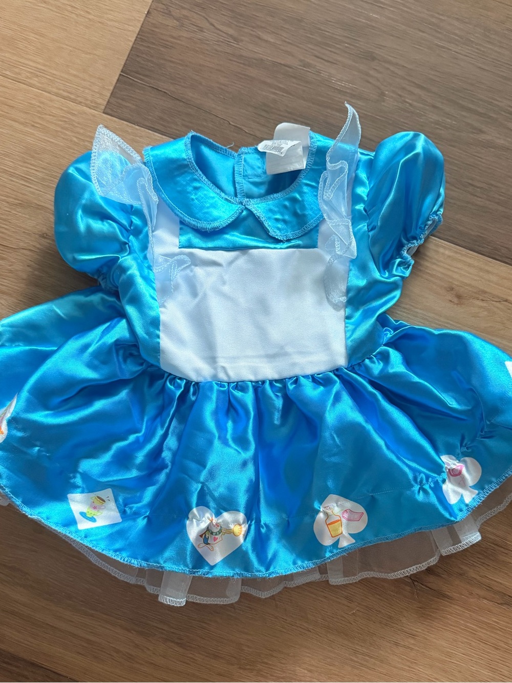 Disney Baby Alice in Wonderland Costume Dress Blue 6/12 m